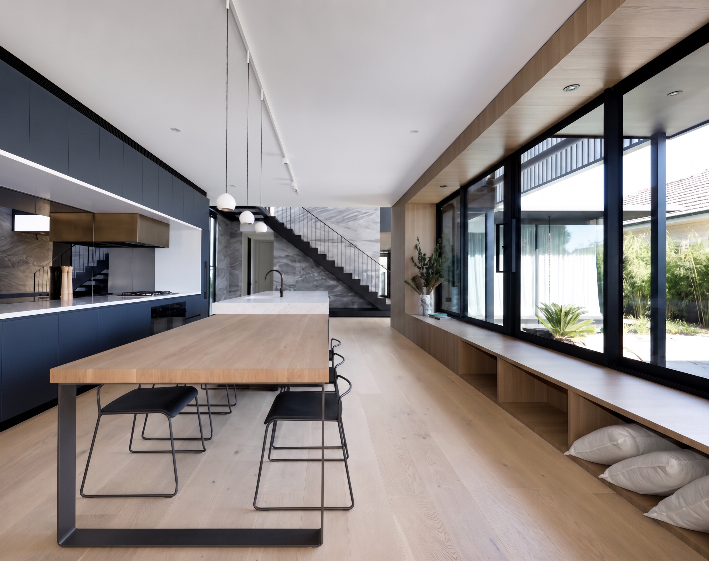 extended kitchen bench