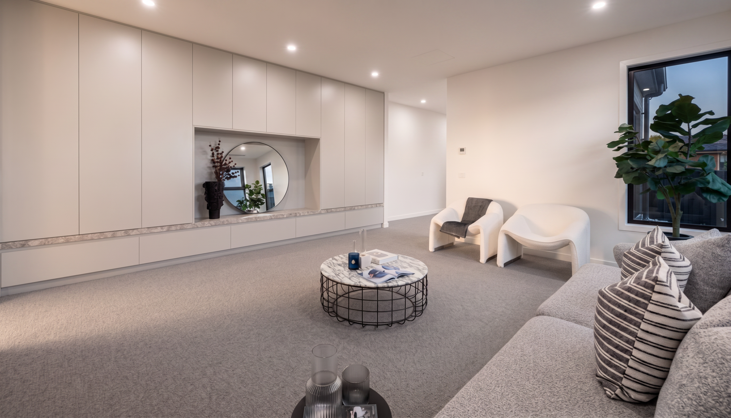 white lounge